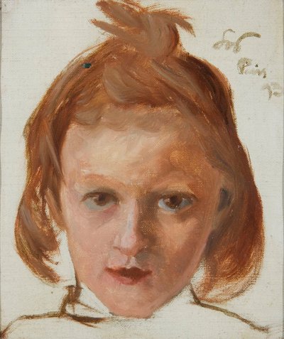 Cabeza de una niña de Stanislaw Wyspianski